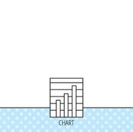 Chart icon Graph diagram sign N15