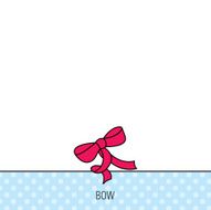 Gift bow icon Present decoration sign N6