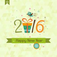Template Christmas greeting card vector N3