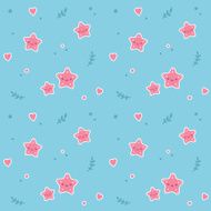 Starfish seamless pattern N2