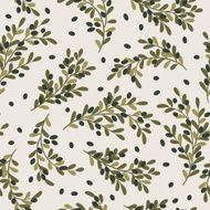 Olive branches seamless pattern