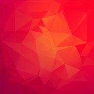red triangular background