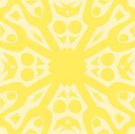 Yellow Decorative Tile Pattern