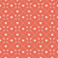 pattern of hearts and arrows