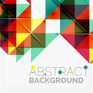 Abstract geometric background Modern overlapping triangles N10