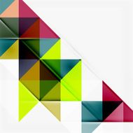 Abstract geometric background Modern overlapping triangles N11