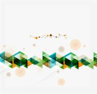 Clean colorful unusual geometric pattern design N4