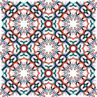 Seamless vector geometric abstract pattern Creative round shapes made of N12