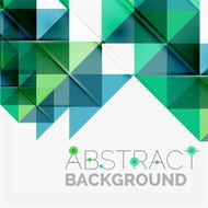 Abstract geometric background Modern overlapping triangles N20