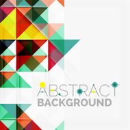 Abstract geometric background Modern overlapping triangles N21