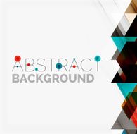 Abstract geometric background Modern overlapping triangles N28