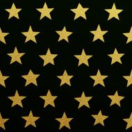Gold glittering stars pattern