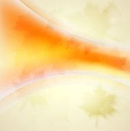 Abstract bright orange wavy autumn background
