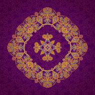 Vector vintage pattern in Eastern style N8