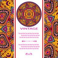 invitation mandala card N17