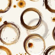 Seamless background with coffee stains