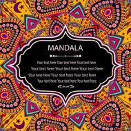 invitation mandala card N20