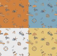 Four Background in Different Colors N11