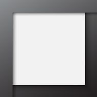 Paper square banner