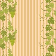 Seamless texture with vines and bunches of grapes N16