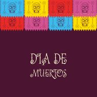 Dia de Muertos - Mexican Day of the death spanish N4