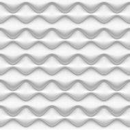 seamless pattern - white inflated waves