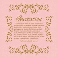 Invitation card template N16