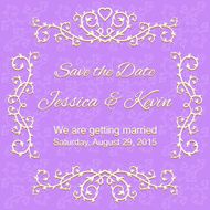 Save the Date Invitation Card template