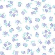 watercolor flowers cute seamless pattern N3