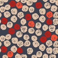 floral background with roses seamless vector illustration for your design N2