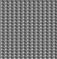 Black and white geometric seamless pattern N129