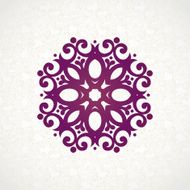 Refined vector monogram for design template