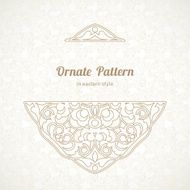 Vector lace pattern in Eastern style N5