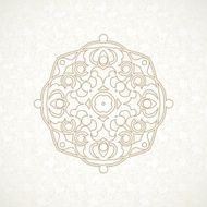 Vector vintage pattern in Eastern style N10