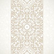 Vector ornate seamless border in Eastern style N19