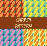 seamless pattern with carrot