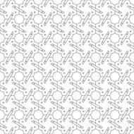 Black and white seamless pattern background N7