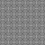 Black and white geometric seamless pattern N130