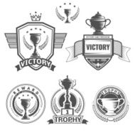 Vector winner logos N9