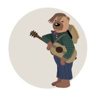 teddy bear is guitarist N2