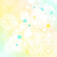 Bokeh Mandala Design N3