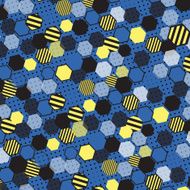 Blue Honeycomb