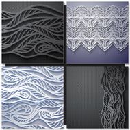 Decorative ornamental pattern background