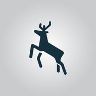 Deer icon vector