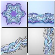 Decorative ornamental pattern background N2