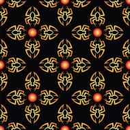 Halloween Spiders Seamless Pattern N3