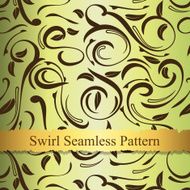 Vector swirl seamless pattern