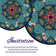 invitation mandala card N21