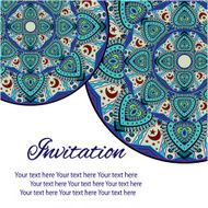 invitation mandala card N22