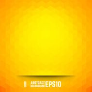 Yellow abstract cube background